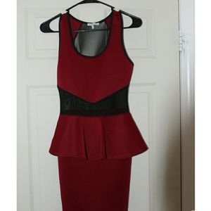 Flirty peplum dress💃